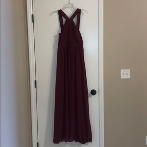 Air Of Romance Burgundy Lulus Bridesmaid Dress